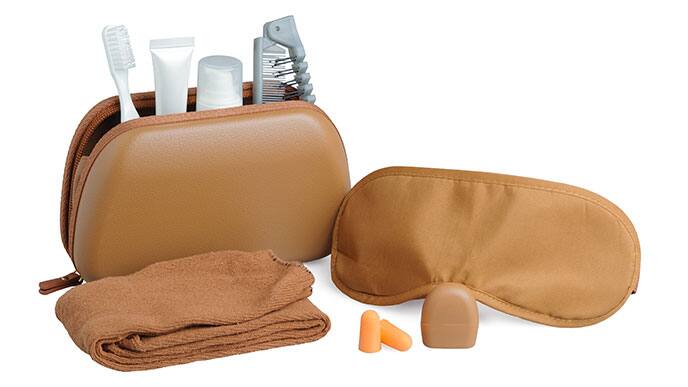 Dental travel kits on international flights