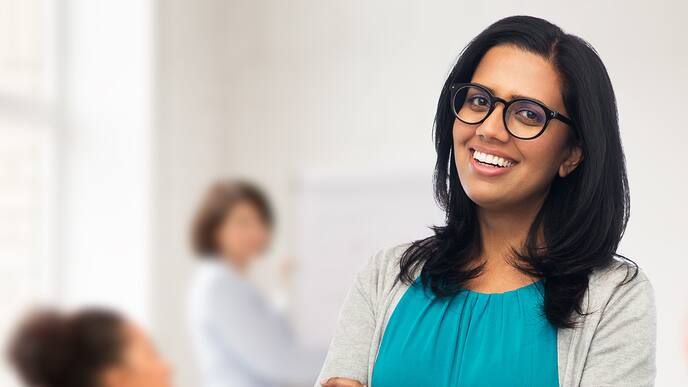 woman without cold sores