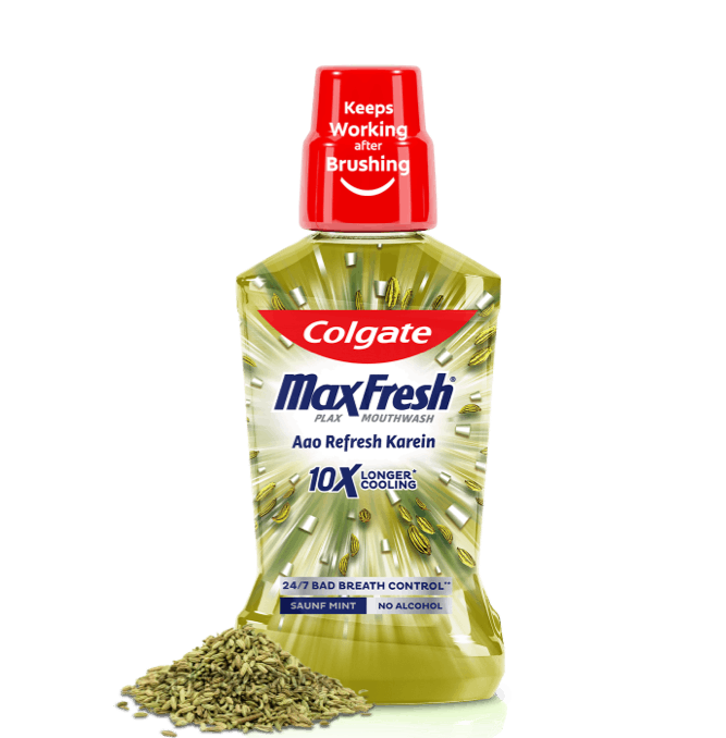 Colgate Maxfresh Saunf Mint Mouthwash