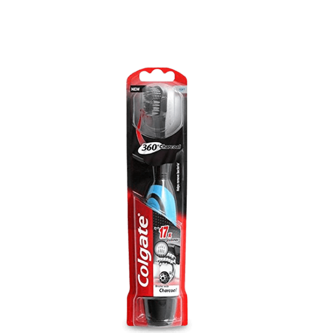 Colgate 360° Charcoal Battery Operated Toothbrush