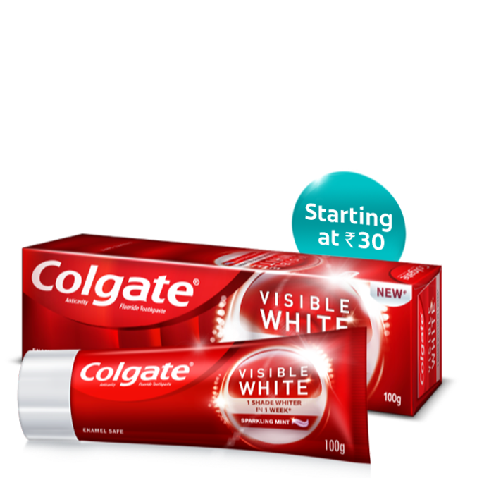 Colgate Visible White Teeth Whitening toothpaste