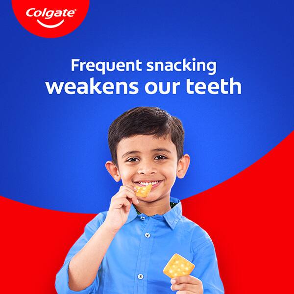 Frequent snacking weakens out teeth