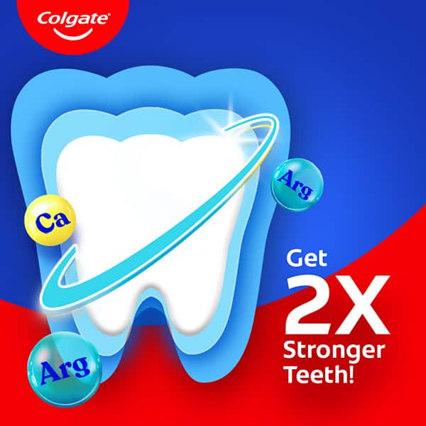 Get 2x stronger teeth