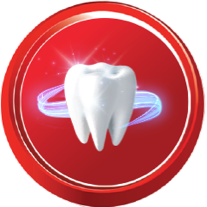 Whitens from the First Brushing* icon Whitens from the First Brushing* icon