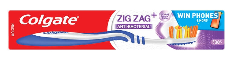 Zigzag smartphone toothbrush