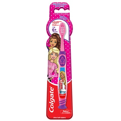Colgate Kids Barbie Age 6+ Ultra Soft Toothbrush 1s