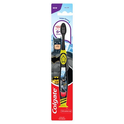 Colgate Kids Batman Age 6+ Ultra Soft Toothbrush 1s