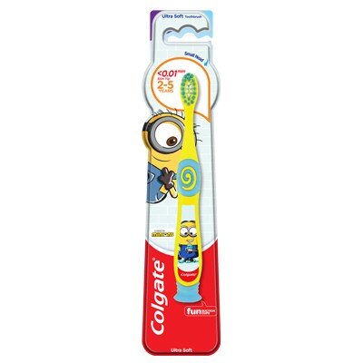 Colgate Kids Minions Age 2 - 5 Ultra Soft Toothbrush 1s