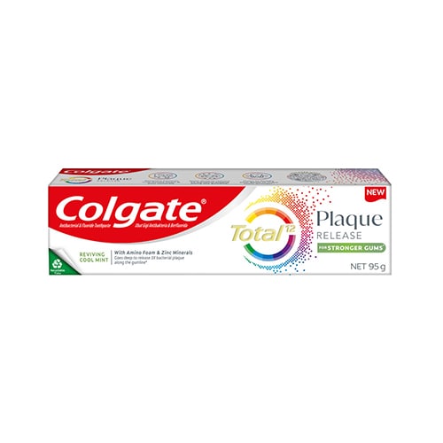 Colgate Total® Plaque Release Gentle Fragrant Mint Toothpaste - Fight Plaque and Strengthen Gum