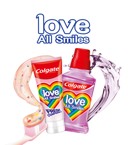 Colgate pride hart splash products