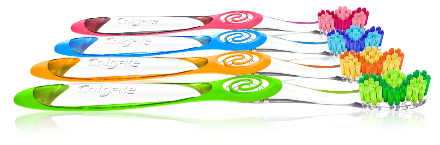 Colgate Twister four toothbrushes Colgate Twister four toothbrushes