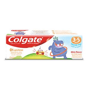 Colgate® Kids Toothpaste Fluoride Free 3-5 years 60ml
