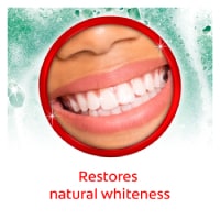 Restores natural whiteness