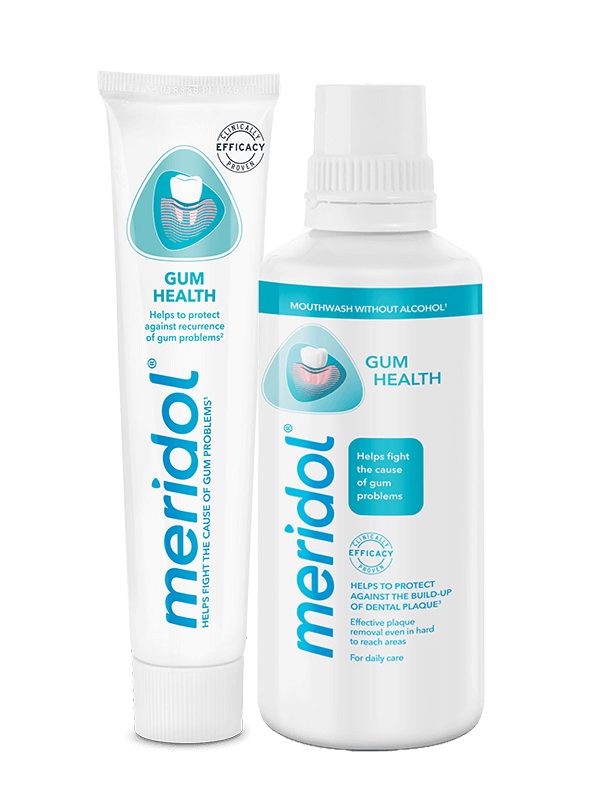 Meridol gum health problems