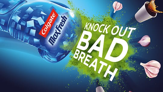 Colgate max fresh knock out bad breath