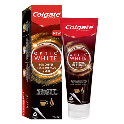 Colgate® Optic White® for Coffee, Tea & Tobacco Users