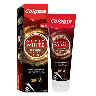 Colgate® Optic White® for Coffee, Tea & Tobacco Users