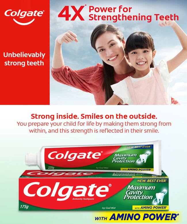 Colgate® Maximum Cavity Protection Icy Cool Mint Flavour