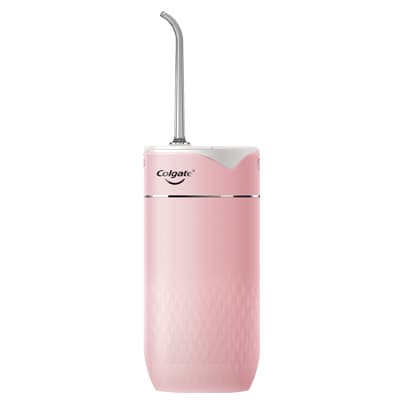 Colgate Waterproof IPX7 Portable Water Flosser (Pink)
