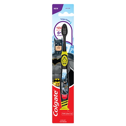 Colgate Kids Batman Age 6+ Ultra Soft Toothbrush 1s