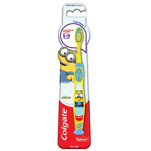 Colgate Kids Minions Age 5 - 9 Ultra Soft Toothbrush 1s