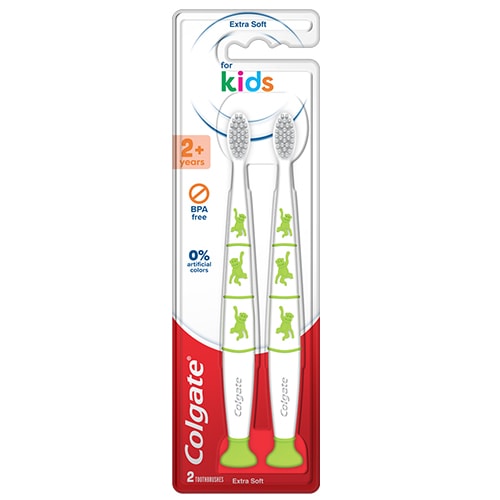 Colgate Kids Zero Extra Soft Toothbrush 2s Valuepack
