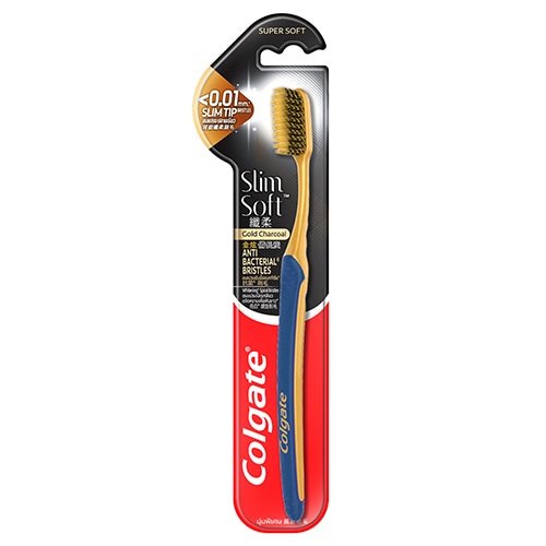 Colgate® Slim Soft Charcoal Gold