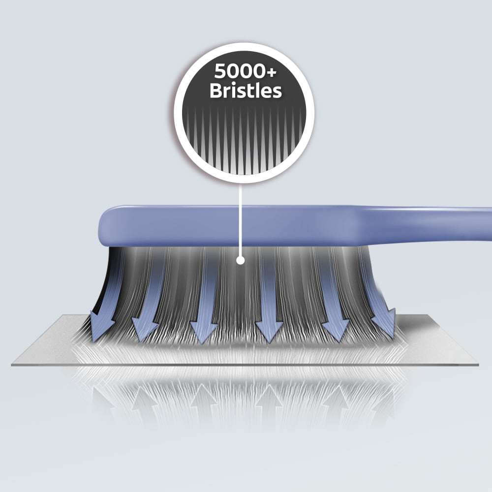 5000+ bristles