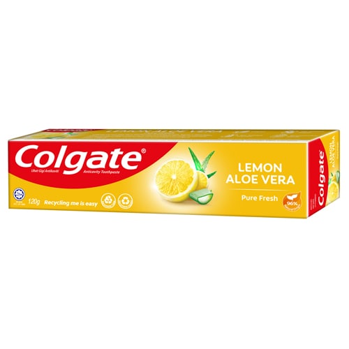 Colgate<sup>®</sup> Naturals Pure Fresh (Lemon & Aloe Vera) Toothpaste