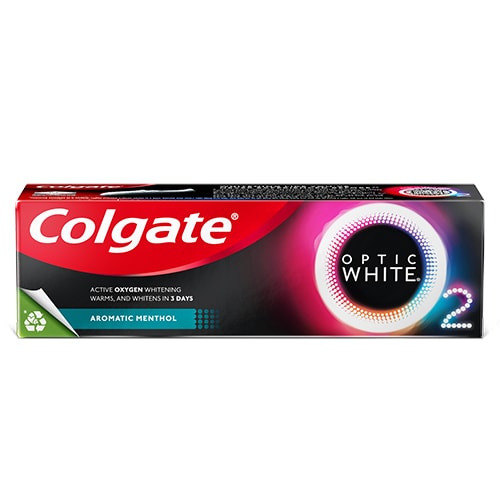 Colgate® Optic White™ O2 Aromatic Menthol Whitening Toothpaste  - Oxygenated Whitening