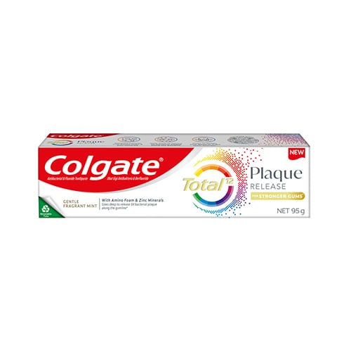 Colgate® Total® Plaque Release Gentle Fragrant Mint Toothpaste - Fight Plaque and Strengthen Gum