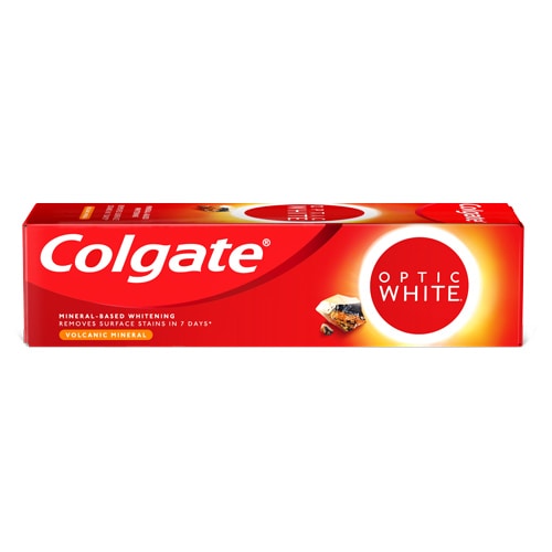 Colgate<sup>®</sup> Optic White<sup>™</sup> Volcanic Minerals Whitening Toothpaste