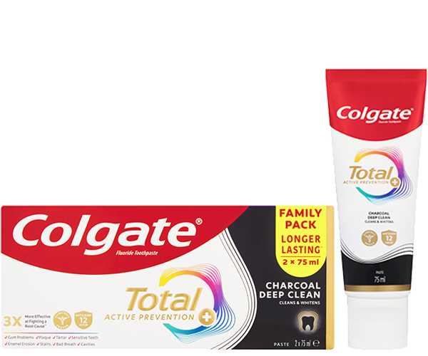 Colgate total charcoal deep clean value pack