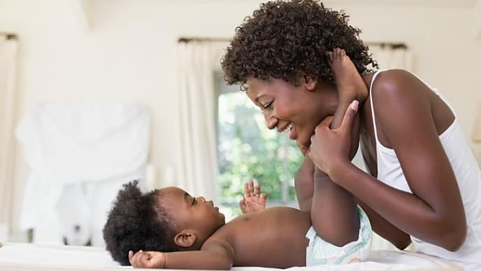Mother and baby