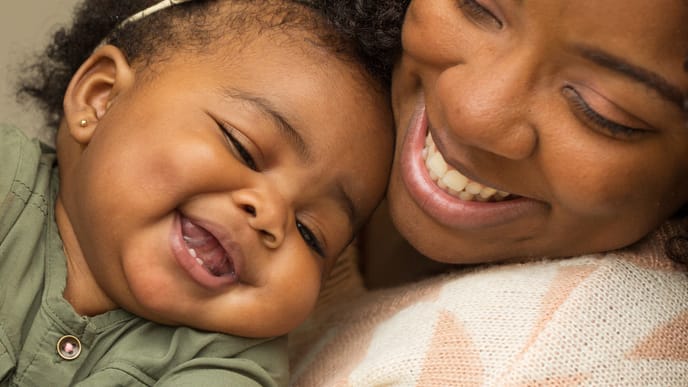 mother with infant daughter