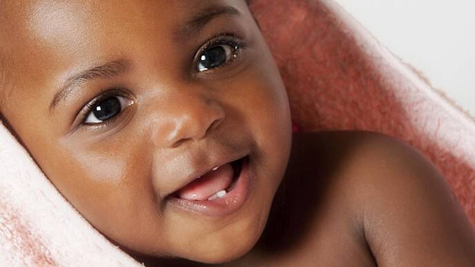 Smiling baby