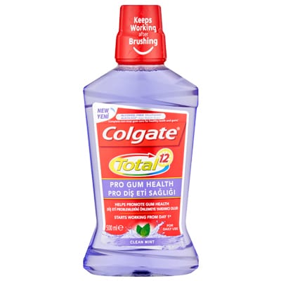 Colgate® Total® Multi-benefit Mouthwash, Pro Gum Health 500ml