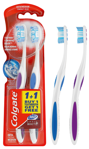 Colgate® 360° Optic White™ 2 Pack