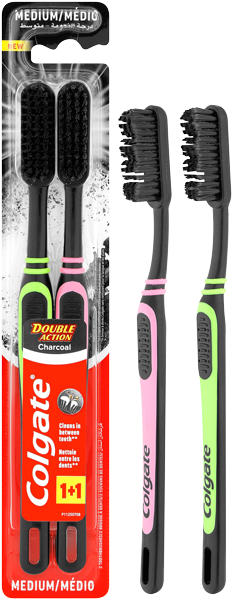 Colgate® Double Action Charcoal 2 pack