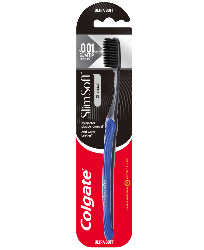Colgate® Slim Soft® Charcoal 1 Pack