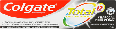 Colgate® Total® 12 Charcoal Deep Clean