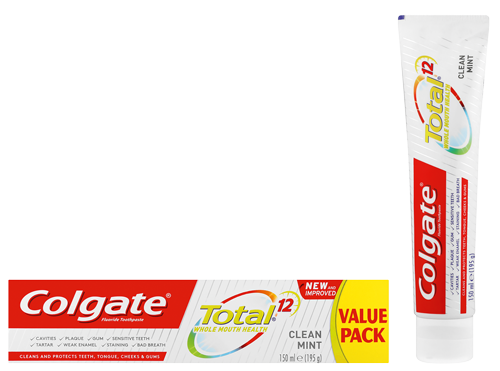 Colgate® Total® 12 Clean Mint, Multi- Benefit Toothpaste