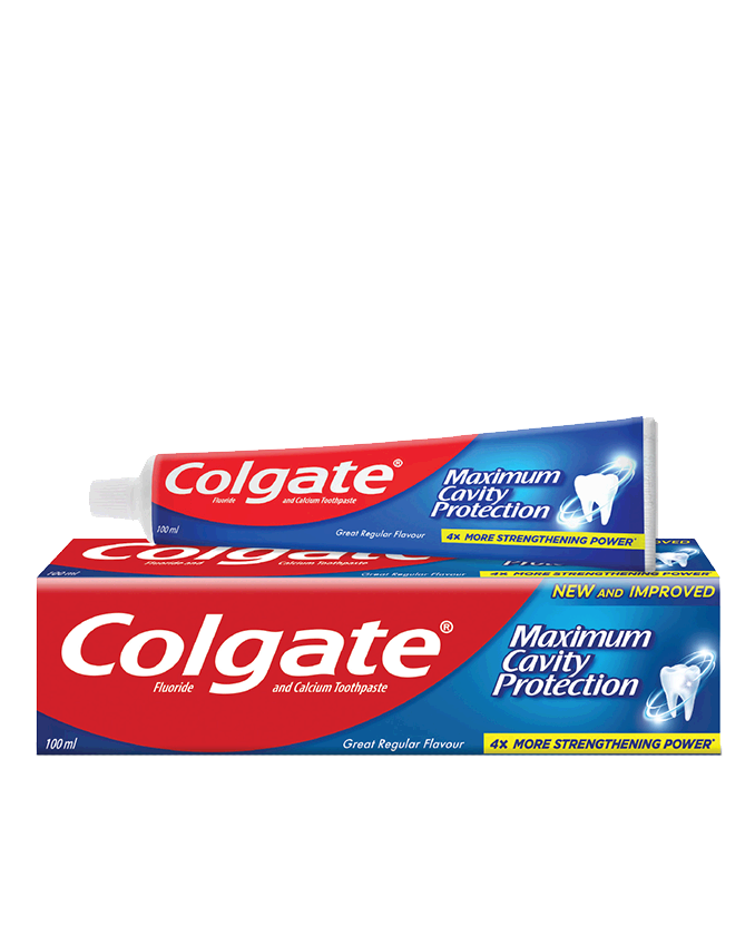 Colgate® Maximum Cavity Protection with carton