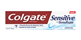 Colgate® Sensitive Sensifoam With Whitening