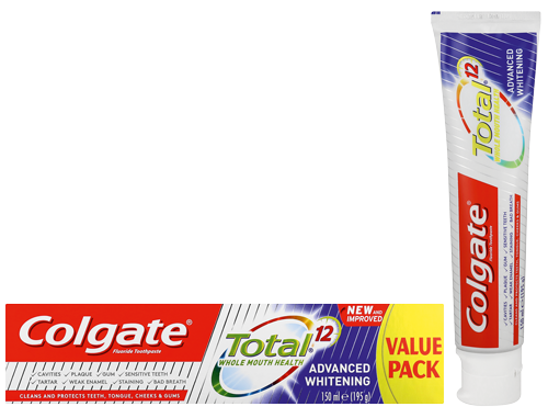 Colgate® Total® 12 Advanced Whitening, Multi-benefit Toothpaste