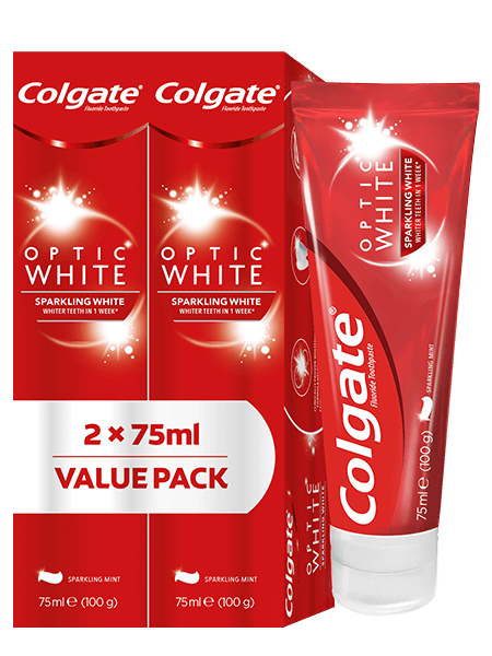 Colgate® Optic White® Twin Pack