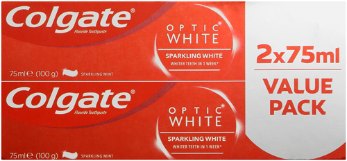 Colgate® Optic White® Twin Pack