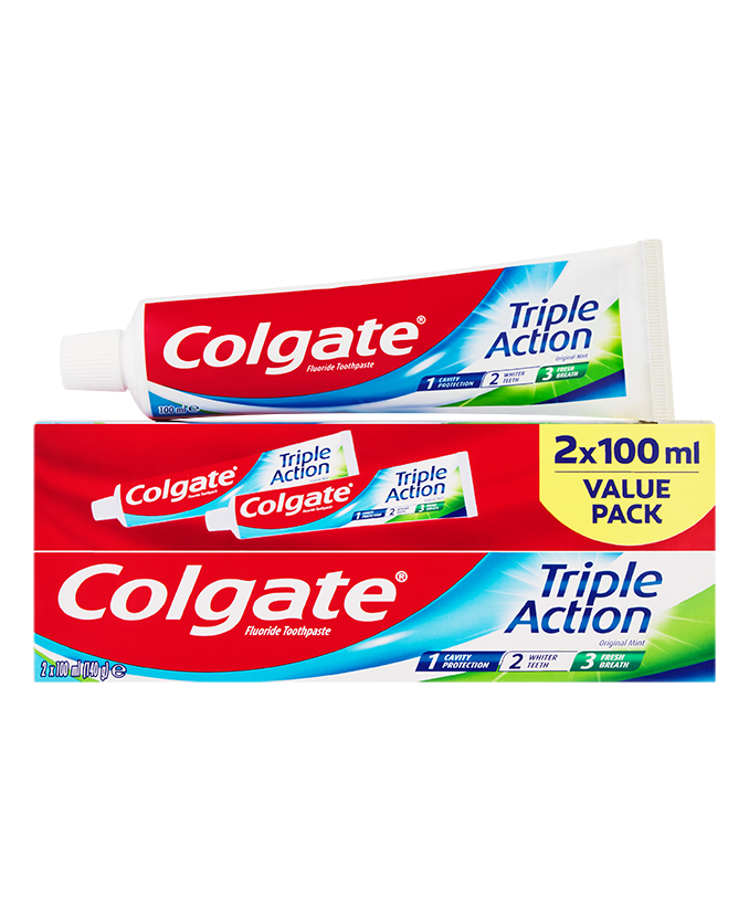 Colgate® Triple Action Twin Pack