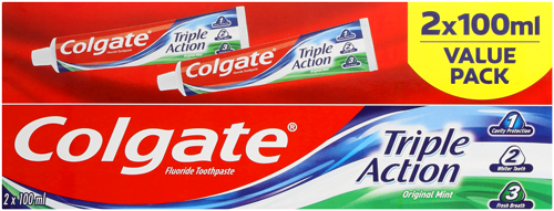 Colgate® Triple Action Twin Pack