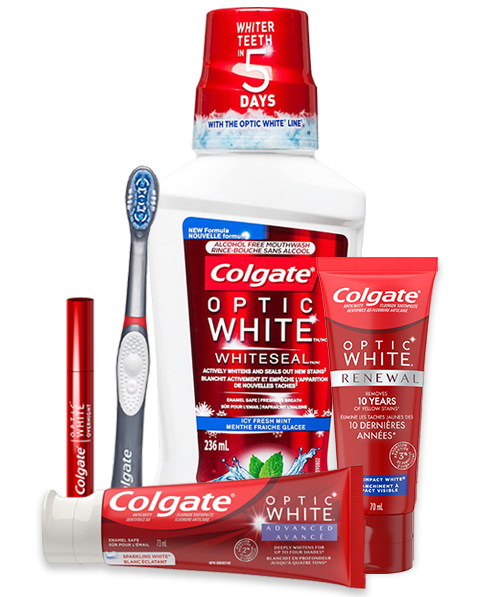 Colgate Optic White Products Colgate Optic White Products